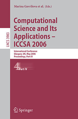 Kartonierter Einband Computational Science and Its Applications - ICCSA 2006 von 