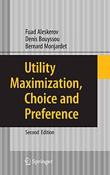 eBook (pdf) Utility Maximization, Choice and Preference de Fuad Aleskerov, Denis Bouyssou, Bernard Monjardet