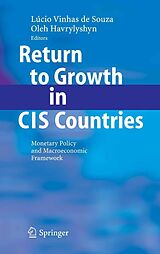 eBook (pdf) Return to Growth in CIS Countries de 