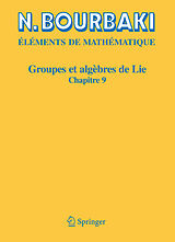 Couverture cartonnée Groupes et algèbres de Lie de Nicolas Bourbaki