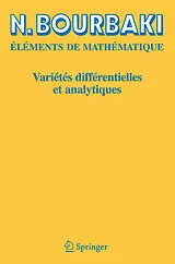 Kartonierter Einband Variétés différentielles et analytiques von Nicolas Bourbaki