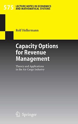 eBook (pdf) Capacity Options for Revenue Management de Rolf Hellermann