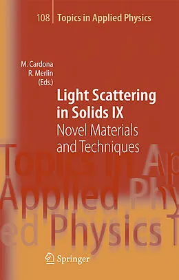 E-Book (pdf) Light Scattering in Solids IX von Manuel Cardona, Roberto Merlin