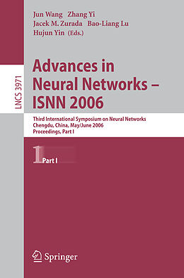 Kartonierter Einband Advances in Neural Networks - ISNN 2006 von 