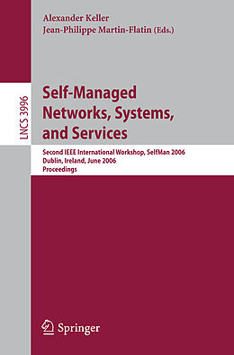 Kartonierter Einband Self-Managed Networks, Systems, and Services von 