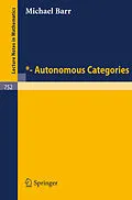 E-Book (pdf) *- Autonomous Categories von M. Barr