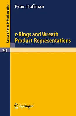 E-Book (pdf) Tau-Rings and Wreath Product Representations von Peter Hoffman