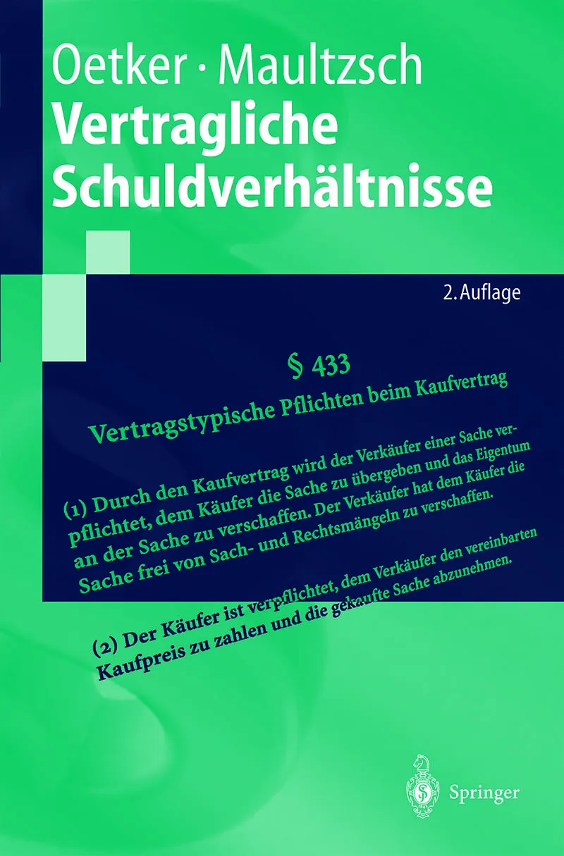 Vertragliche Schuldverhältnisse