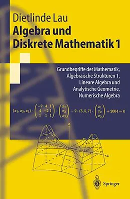 E-Book (pdf) Algebra und Diskrete Mathematik 1 von Dietlinde Lau
