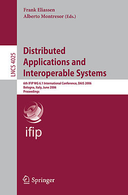 Kartonierter Einband Distributed Applications and Interoperable Systems von 