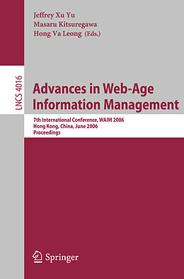 Kartonierter Einband Advances in Web-Age Information Management von 