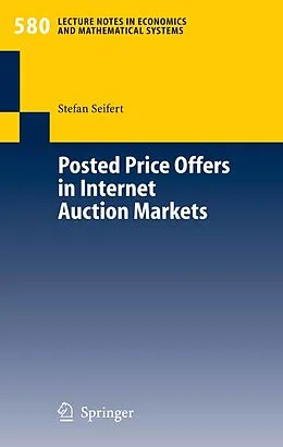E-Book (pdf) Posted Price Offers in Internet Auction Markets von Stefan Seifert