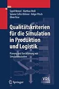 E-Book (pdf) Qualitätskriterien für die Simulation in Produktion und Logistik von Sigrid Wenzel, Matthias Weiß, Simone Collisi-Böhmer