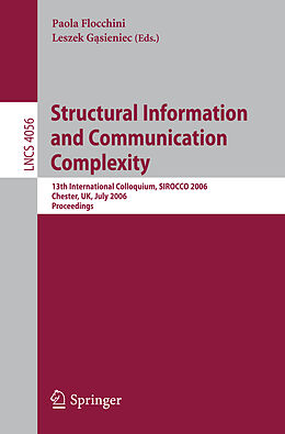 Kartonierter Einband Structural Information and Communication Complexity von 