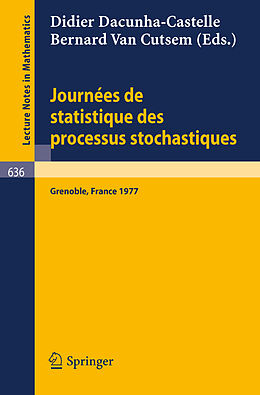 eBook (pdf) Journees de Statistique des Processus Stochastiques de 