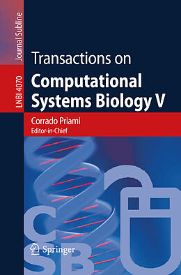 Kartonierter Einband Transactions on Computational Systems Biology V von 