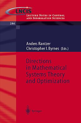 E-Book (pdf) Directions in Mathematical Systems Theory and Optimization von 
