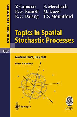 eBook (pdf) Topics in Spatial Stochastic Processes de Vincenzo Capasso, Ely Merzbach, B. Gail Ivanoff