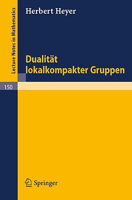 E-Book (pdf) Dualität lokalkompakter Gruppen von Herbert Heyer