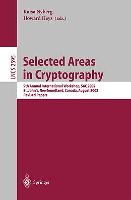 E-Book (pdf) Selected Areas in Cryptography von 