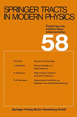 E-Book (pdf) Springer Tracts in Modern Physics von W. Kundt, J. Feitknecht, K. Dettmann