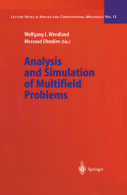 eBook (pdf) Analysis and Simulation of Multifield Problems de 