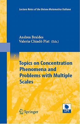 E-Book (pdf) Topics on Concentration Phenomena and Problems with Multiple Scales von 