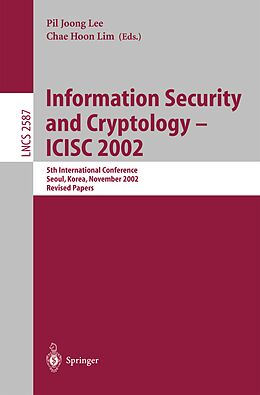E-Book (pdf) Information Security and Cryptology - ICISC 2002 von 