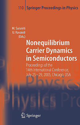 Livre Relié Nonequilibrium Carrier Dynamics in Semiconductors de 