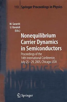 E-Book (pdf) Nonequilibrium Carrier Dynamics in Semiconductors von M. Saraniti, U. Ravaioli