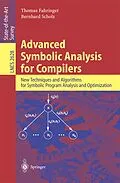 E-Book (pdf) Advanced Symbolic Analysis for Compilers von Thomas Fahringer, Bernhard Scholz