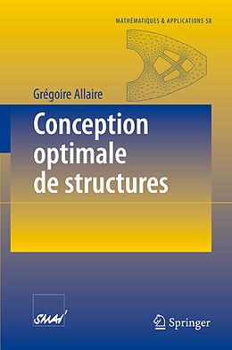 Couverture cartonnée Conception optimale de structures de Grégoire Allaire