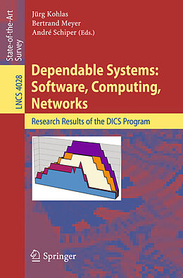 Kartonierter Einband Dependable Systems: Software, Computing, Networks von 
