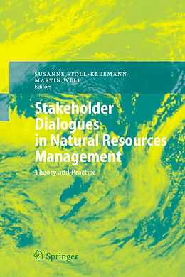 Livre Relié Stakeholder Dialogues in Natural Resources Management de 