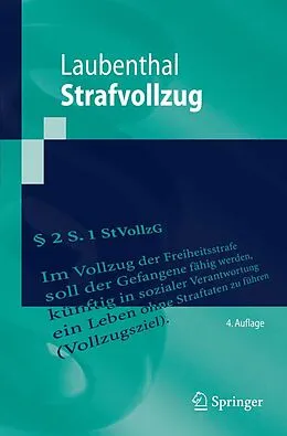 E-Book (pdf) Strafvollzug von Klaus Laubenthal