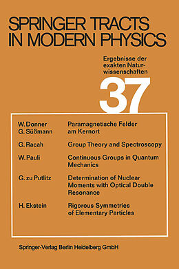 E-Book (pdf) Ergebnisse der exakten Naturwissenschaften von G. Höhler
