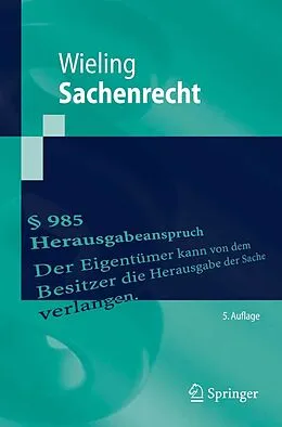E-Book (pdf) Sachenrecht von Hans Josef Wieling