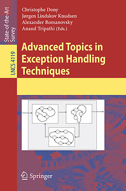 Kartonierter Einband Advanced Topics in Exception Handling Techniques von 