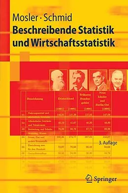 E-Book (pdf) Beschreibende Statistik und Wirtschaftsstatistik von Karl Mosler, Friedrich Schmid