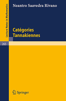 E-Book (pdf) Categories Tannakiennes von N. Saavedra Rivano
