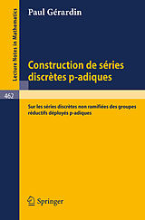 eBook (pdf) Construction de Series Discretes p-adiques de P. Gerardin