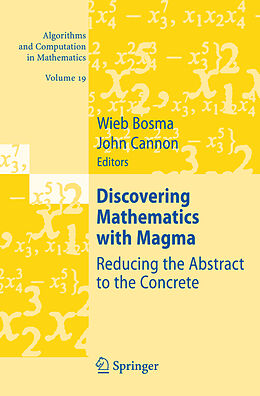 Fester Einband Discovering Mathematics with Magma von 