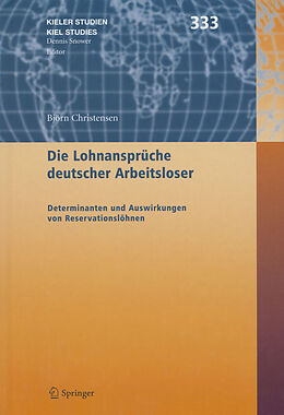 E-Book (pdf) Die Lohnansprüche deutscher Arbeitsloser von Björn Christensen