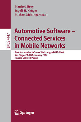 Kartonierter Einband Automotive Software-Connected Services in Mobile Networks von 