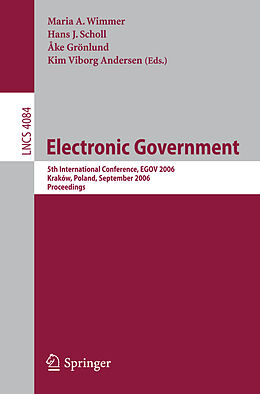 Kartonierter Einband Electronic Government von 