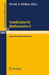 E-Book (pdf) Combinatorial Mathematics II von 