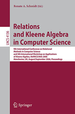 Kartonierter Einband Relations and Kleene Algebra in Computer Science von 