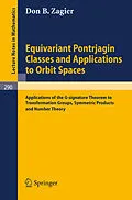 E-Book (pdf) Equivariant Pontrjagin Classes and Applications to Orbit Spaces von D. B. Zagier