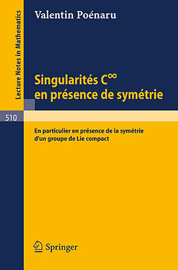 E-Book (pdf) Singularites C infini en presence de symetrie von V. Poenaru