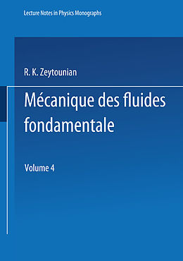 eBook (pdf) Mecanique des fluides fondamentale de Radyadour K. Zeytounian